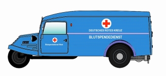  NA88204 - H0 - Goliath GD 750 Kombi DRK